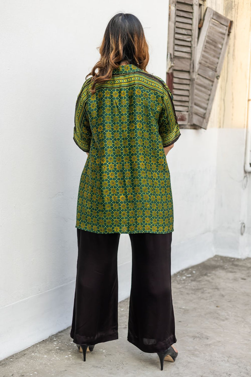 Hyde Green AntiFit Shirt and Pants Two-Piece Set (AJGSHST)