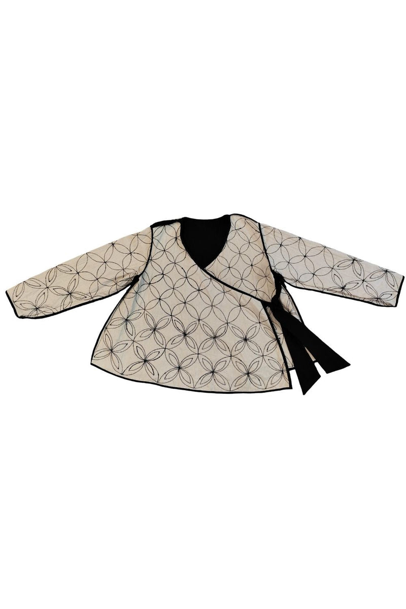 Unisex Shosha Kediyu cotton by Ka-Sha in black color for women in Singapore