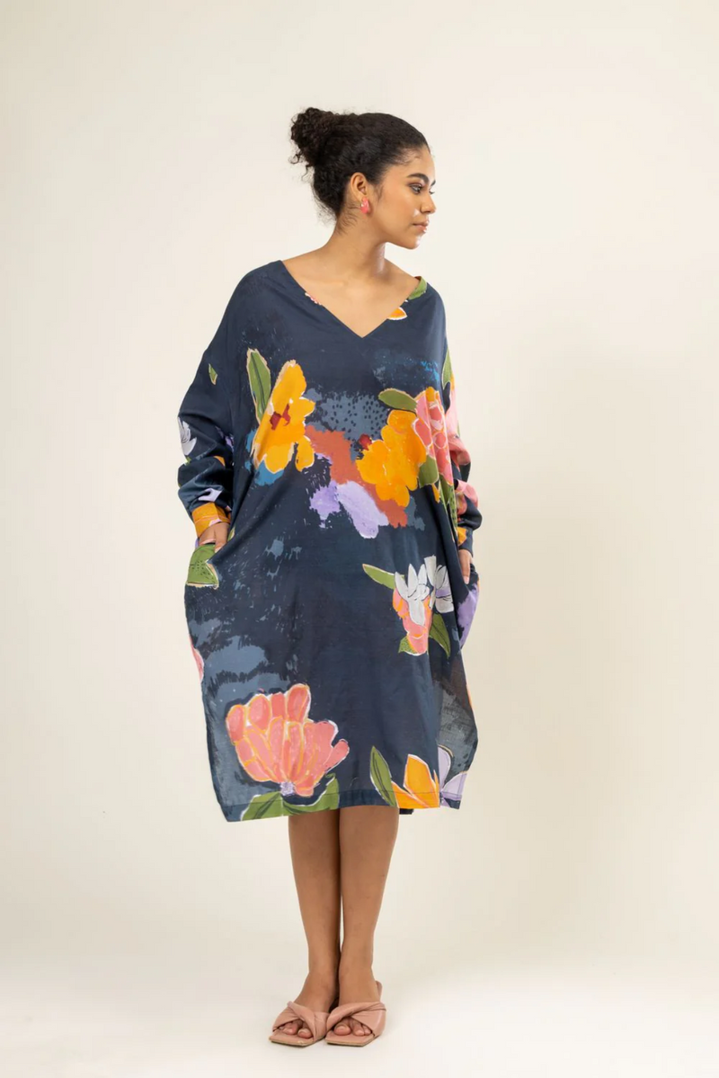 HELEN FLORAL KAFTAN mul by Doodlage in multi color for women in Singapore