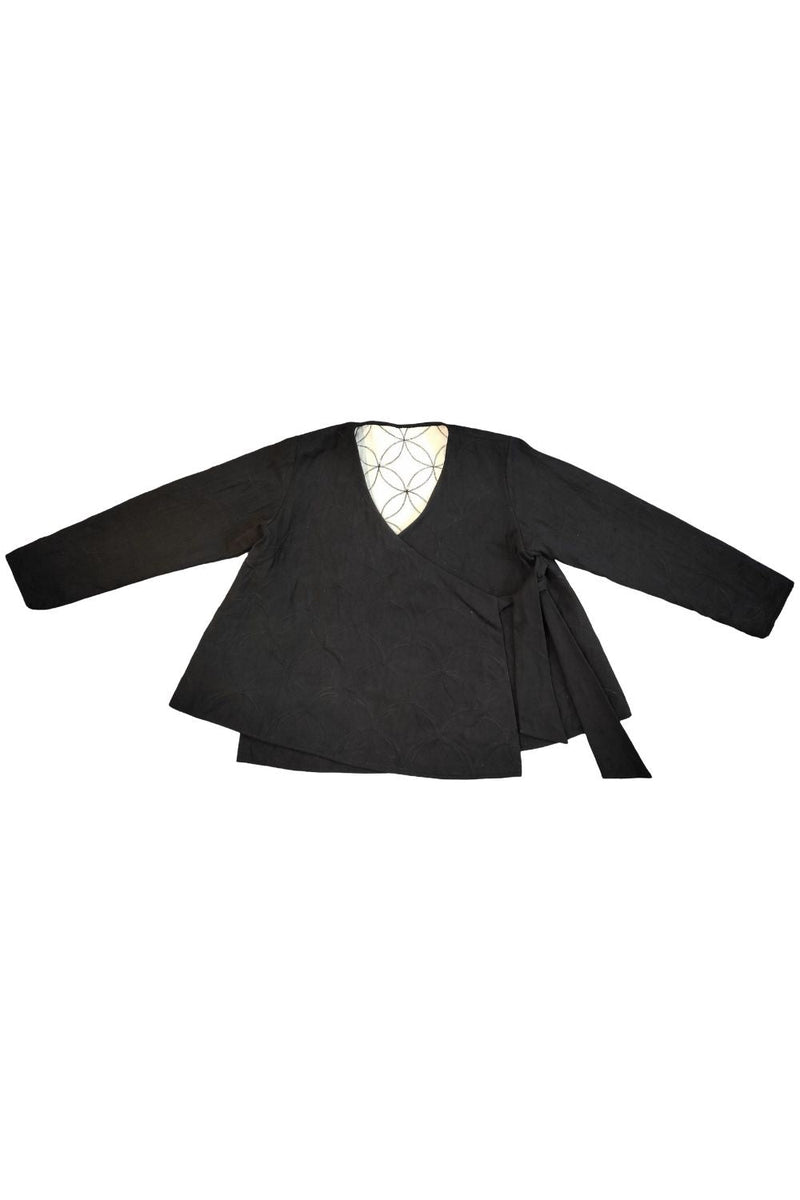 Unisex Shosha Kediyu cotton by Ka-Sha in black color for women in Singapore