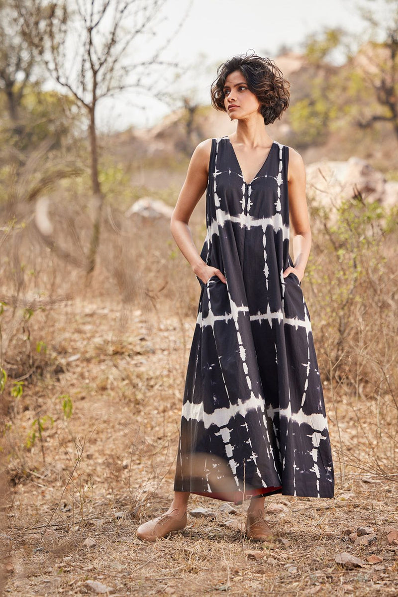 Black forest Jumpsuit cotton by Khara Kapas in black for women in Singapore