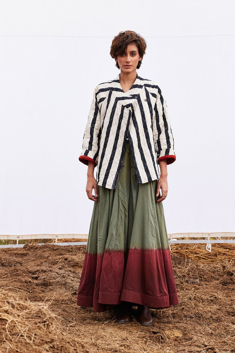 Jade jacket cotton by Khara Kapas in black for women in Singapore