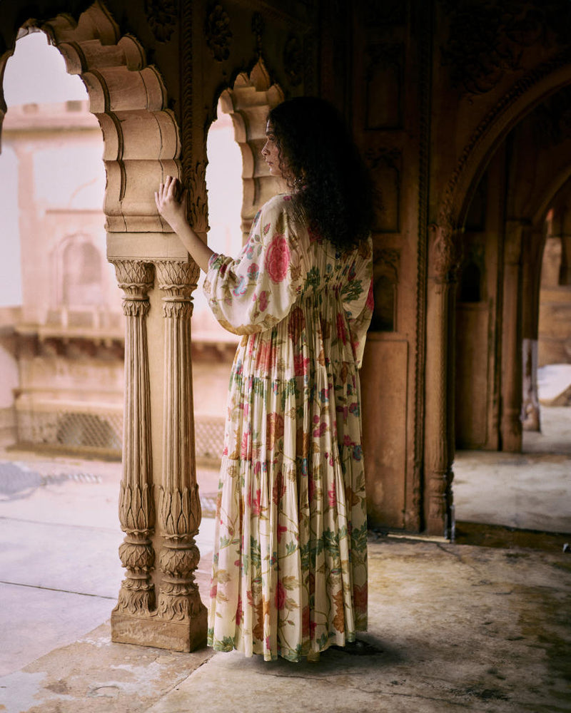 PH-2453 
Kaftan 
Pants Set by Paulmi & Harsh for women in Singapore