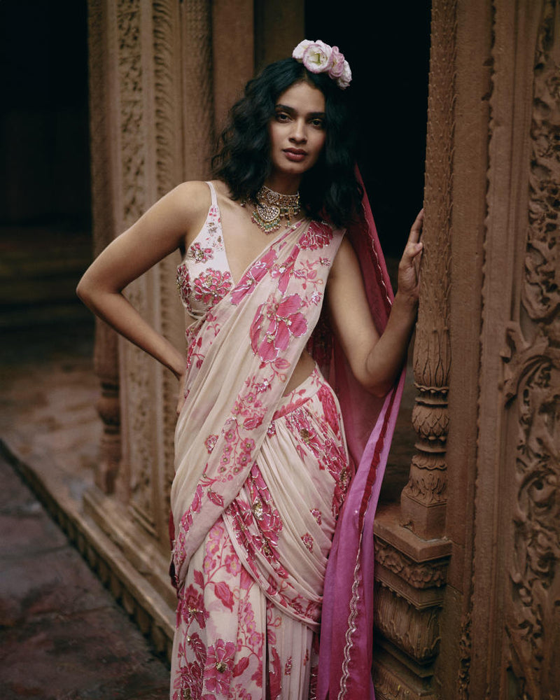 PH-2455 Saree Blouse by Paulmi & Harsh for women in Singapore