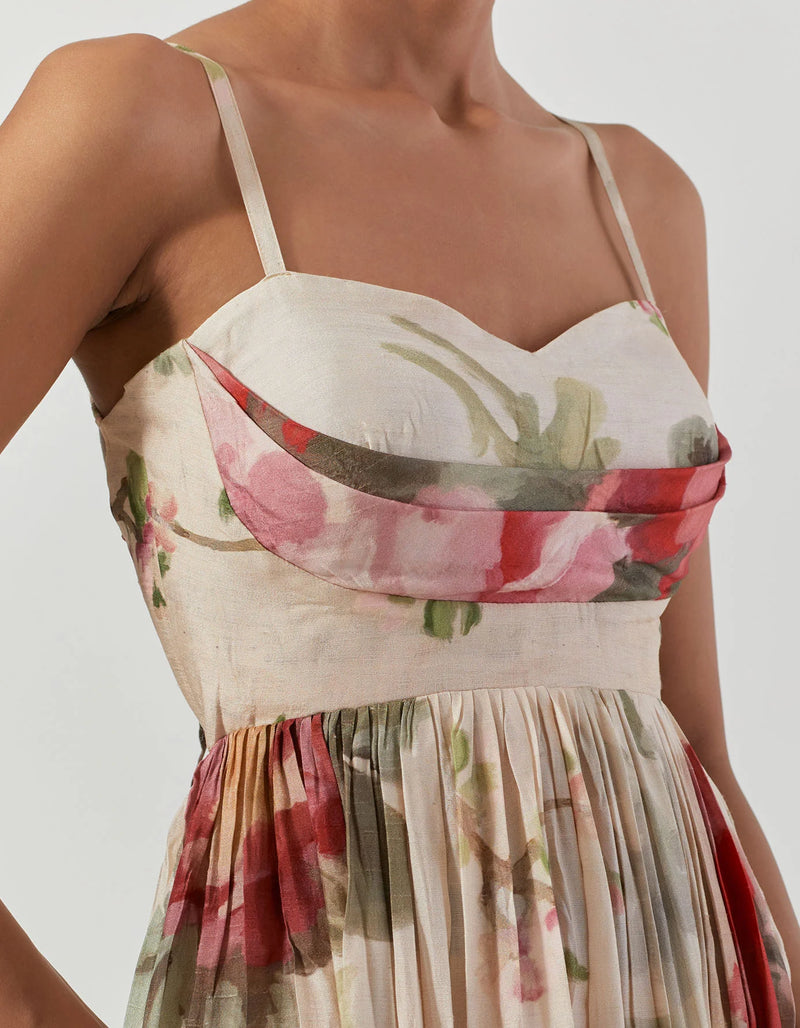ROMA ROSE DRESS satin by Yam for women in Singapore