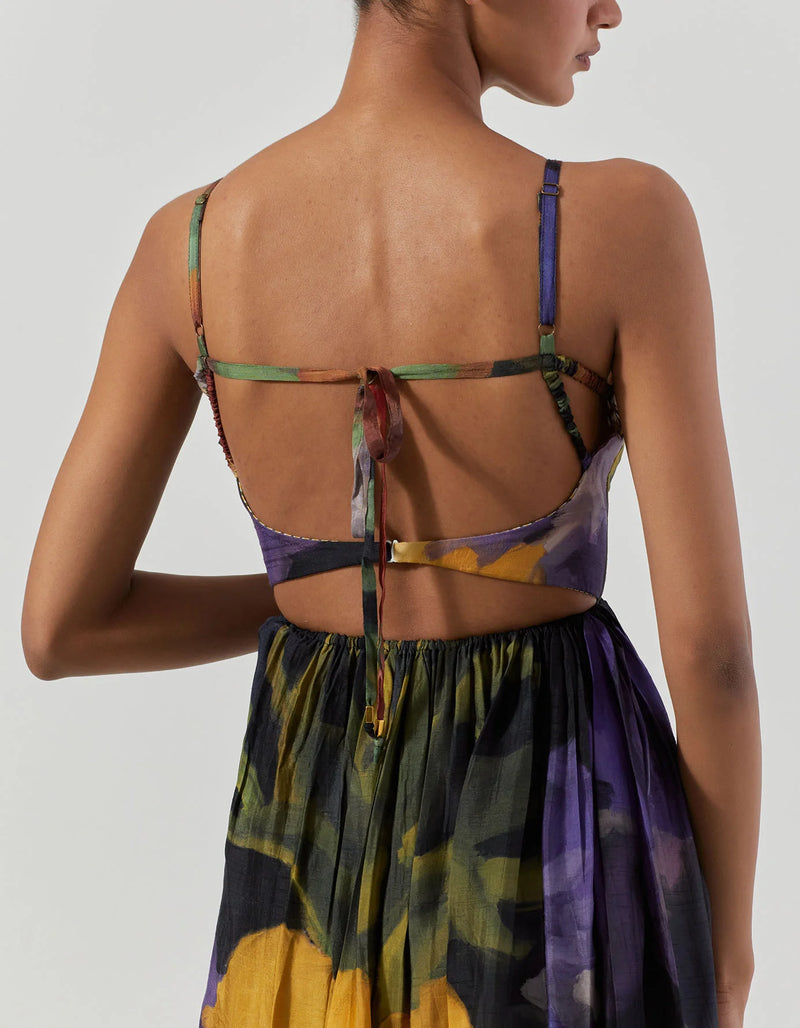 IVY DRESS satin by Yam in multi color for women in Singapore