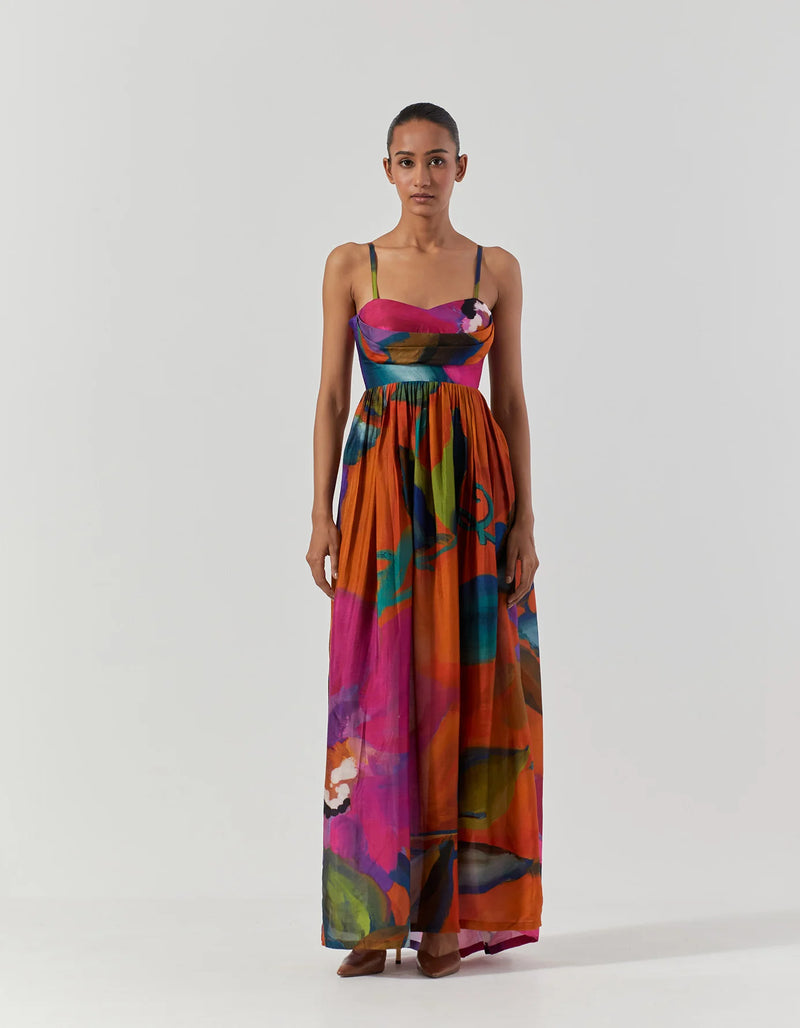 AMETHYST DRESS satin by Yam for women in Singapore