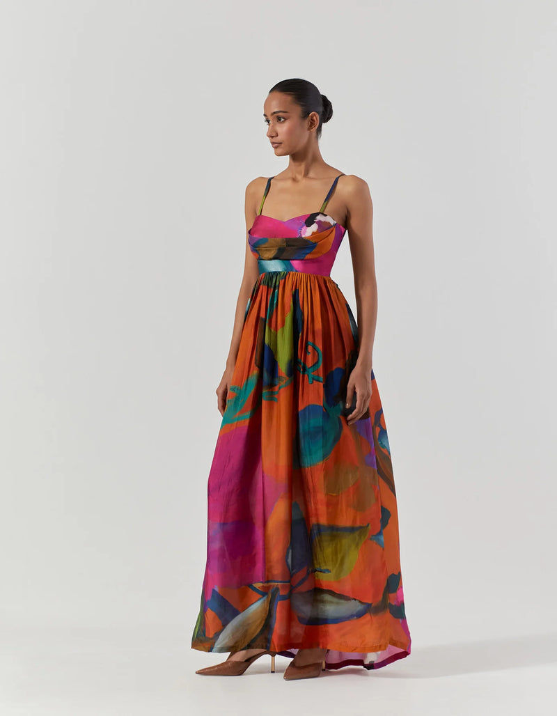 AMETHYST DRESS satin by Yam for women in Singapore