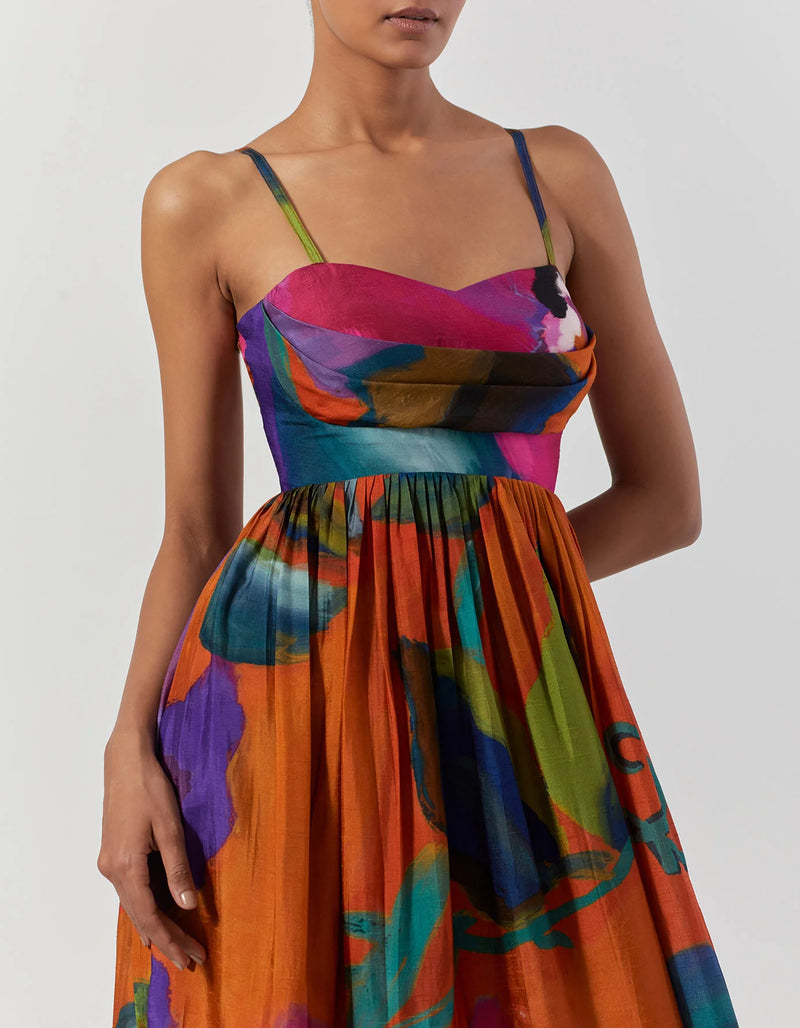 AMETHYST DRESS satin by Yam for women in Singapore