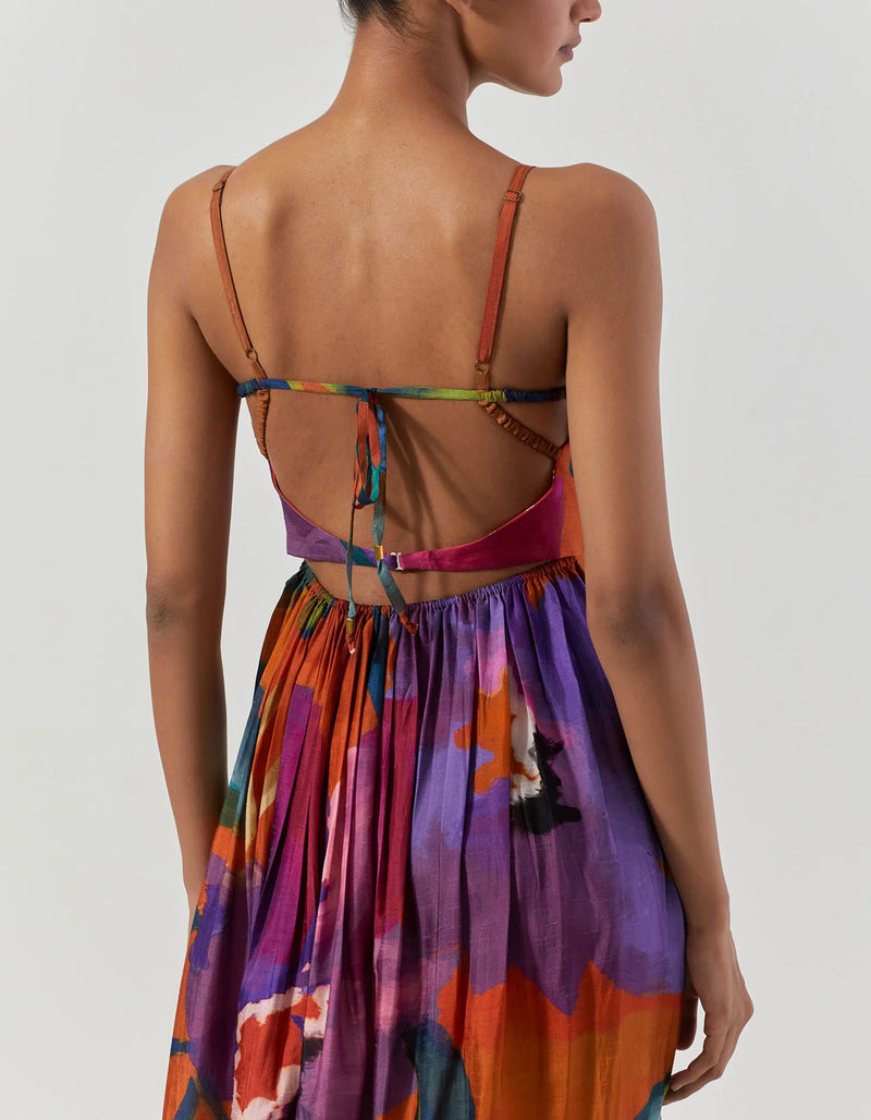 AMETHYST DRESS satin by Yam for women in Singapore