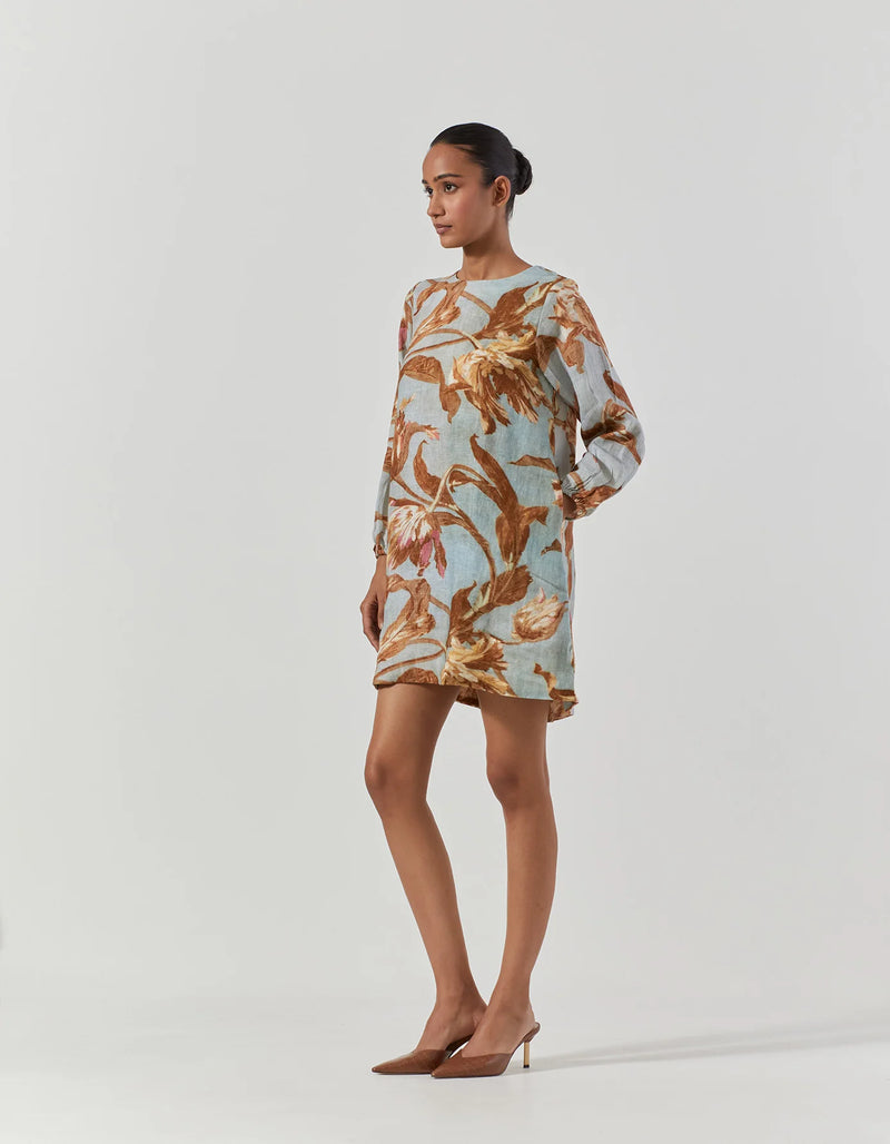 TREVI SHORT DRESS satin by Yam for women in Singapore