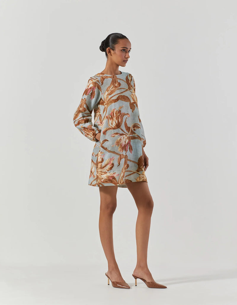 TREVI SHORT DRESS satin by Yam for women in Singapore