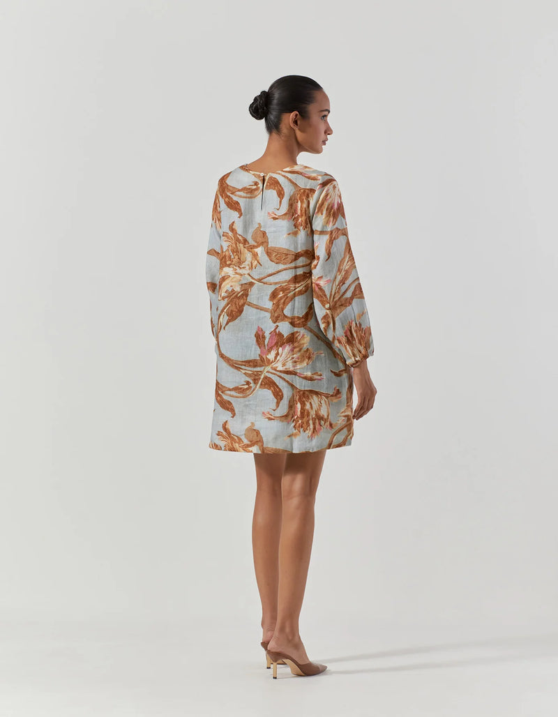 TREVI SHORT DRESS satin by Yam for women in Singapore