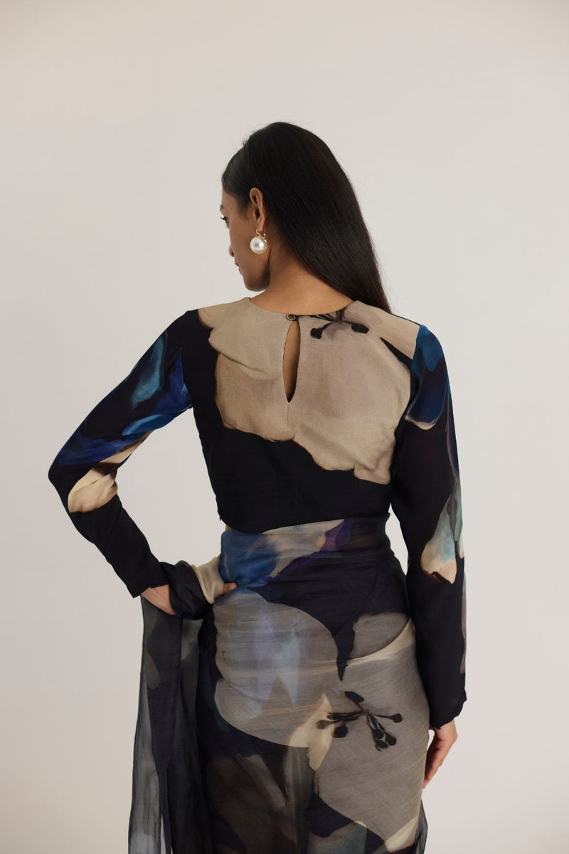ROCCO BLOUSE by Yam in black color for women in Singapore
