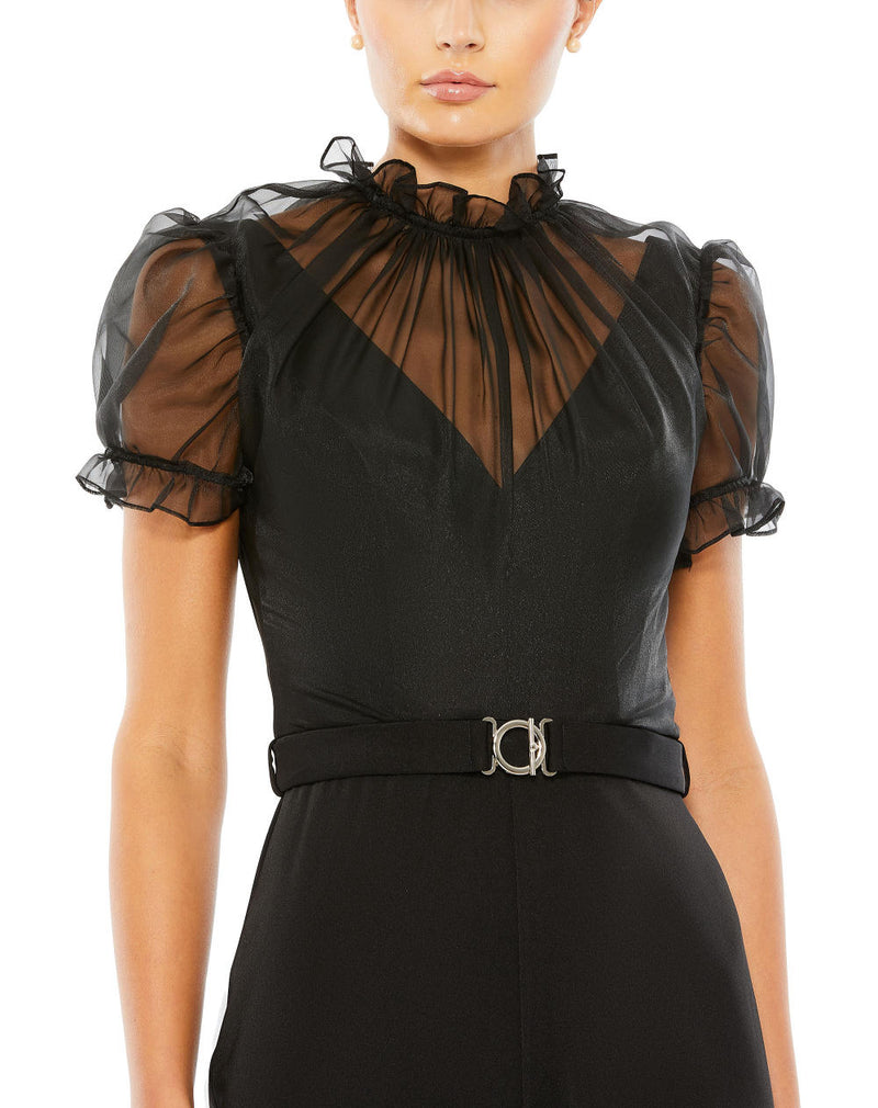 MD-26621 Jumpsuit-Black by Mac Duggal in black color for women in Singapore