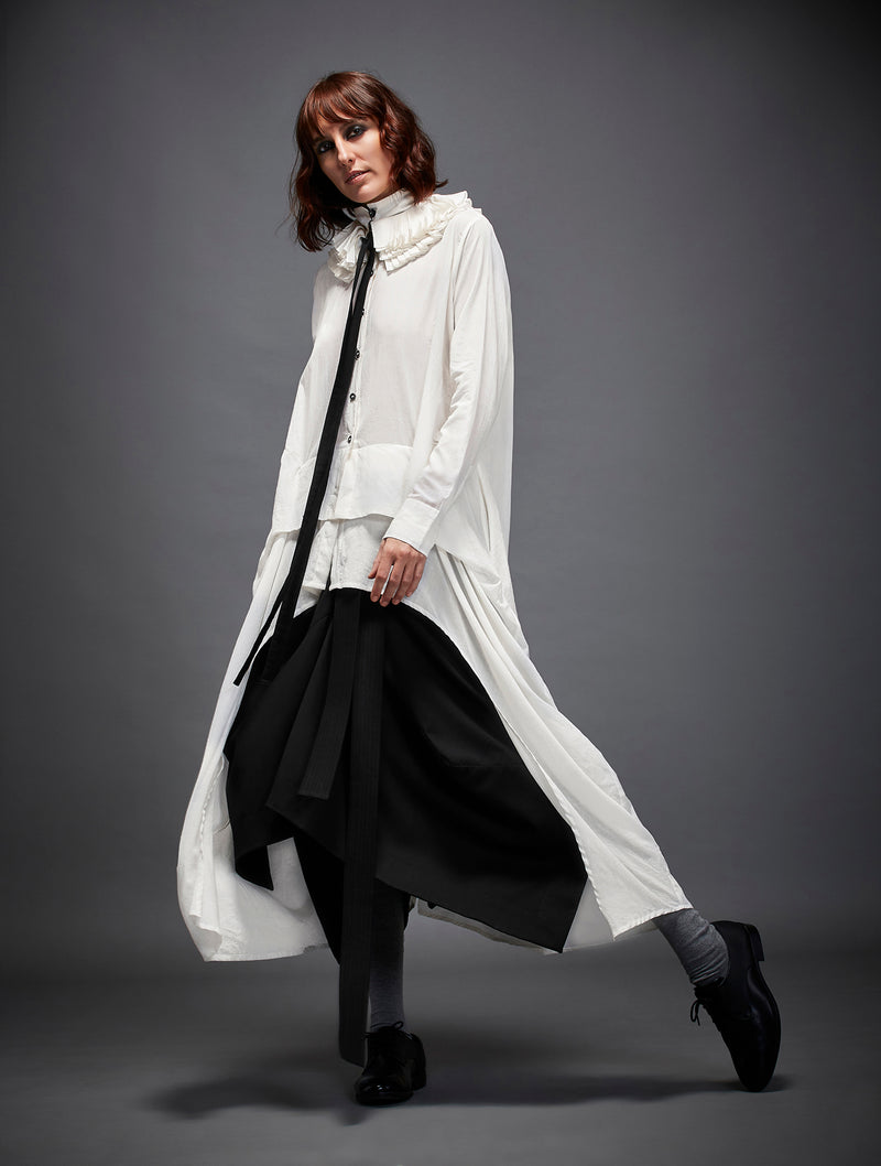 EMMA SHIRT cotton by Chola in white color for women in Singapore