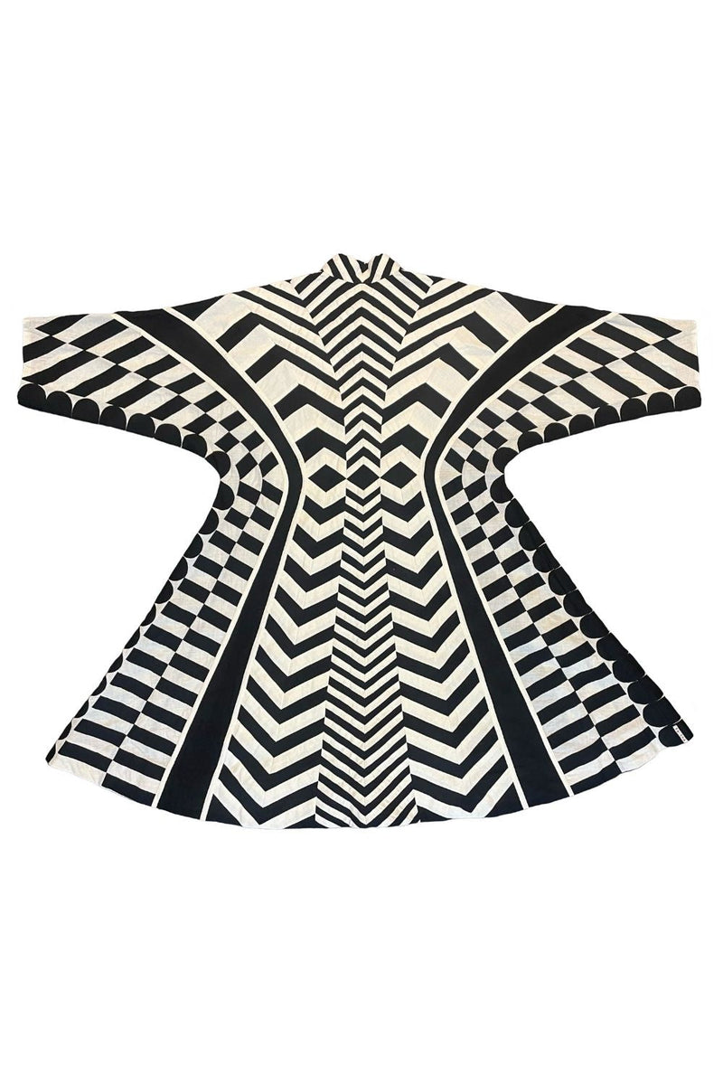 Unisex Nyna Jacket cotton by Ka-Sha in black color for women in Singapore