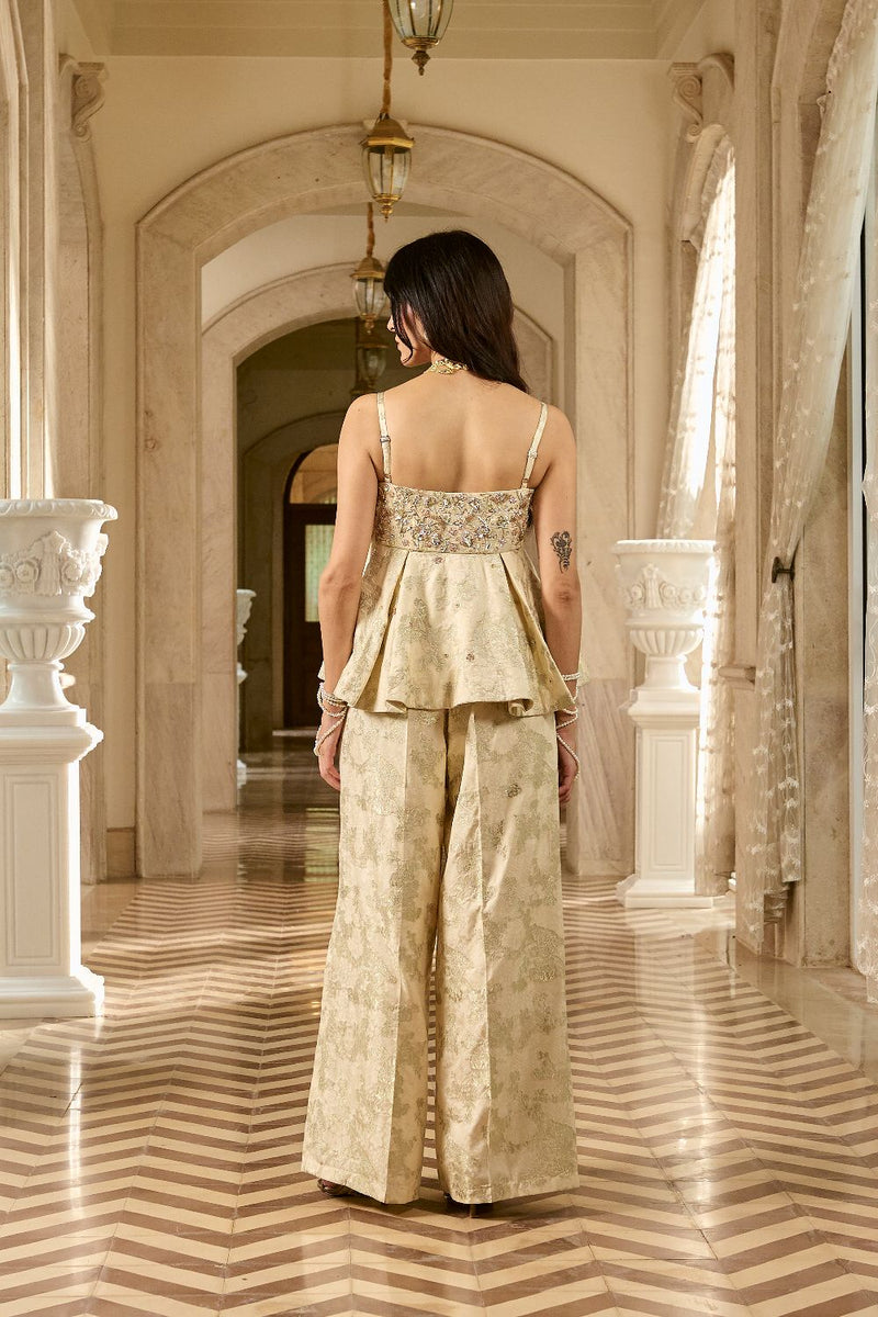PH-2752 GRETA PEPLUM SET by Paulmi & Harsh for women in Singapore