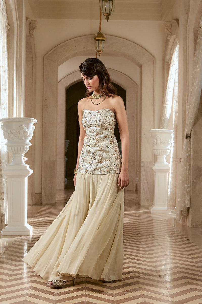 PH-2753 MARTINA PALAZZO SET by Paulmi & Harsh for women in Singapore