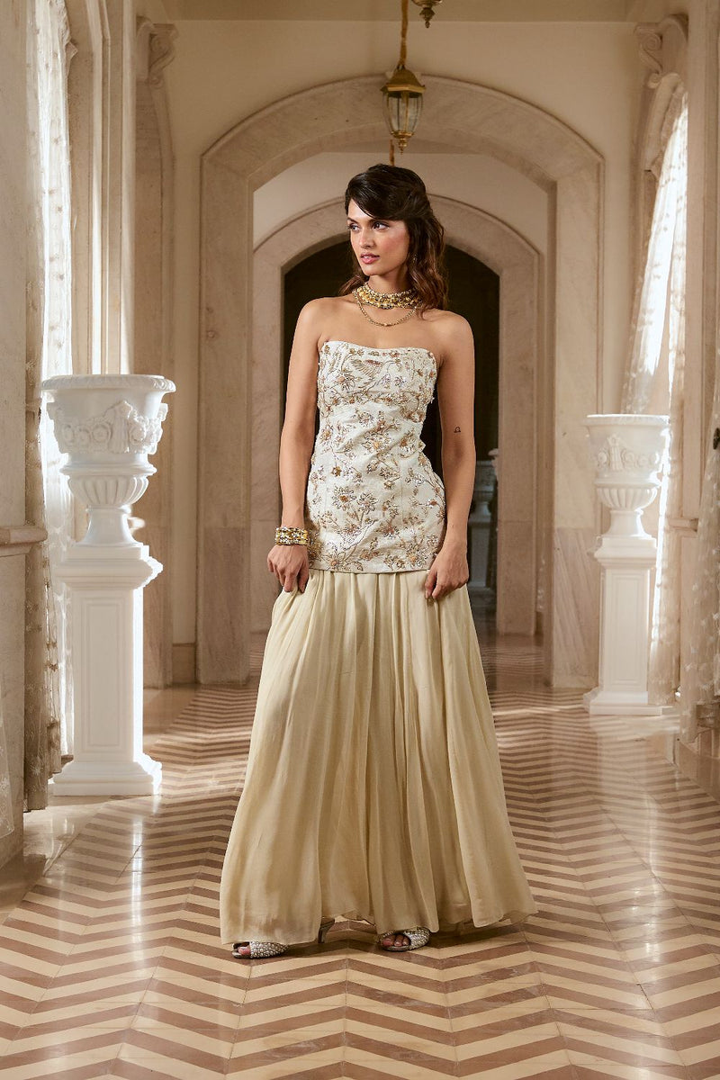 PH-2753 MARTINA PALAZZO SET by Paulmi & Harsh for women in Singapore
