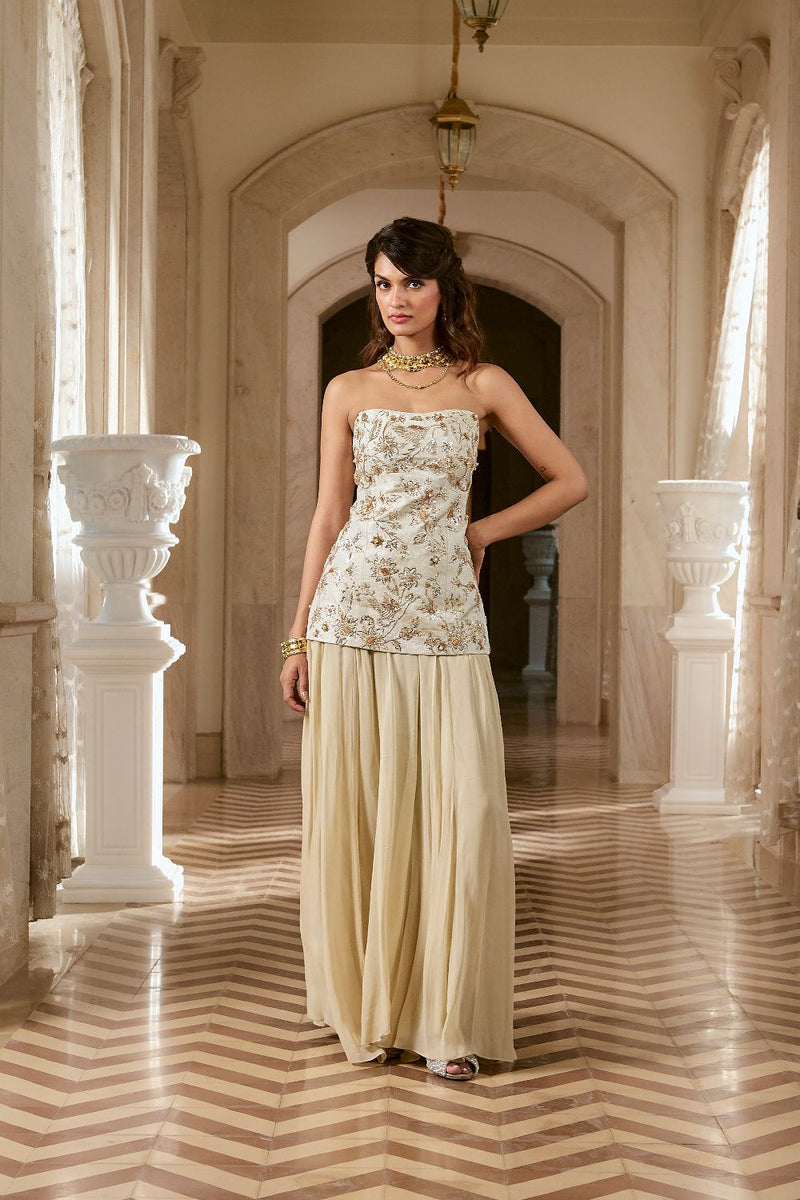 PH-2753 MARTINA PALAZZO SET by Paulmi & Harsh for women in Singapore