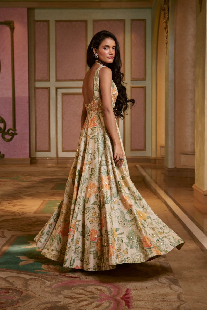 PH-2757 LULU ANARKALI SET by Paulmi & Harsh for women in Singapore