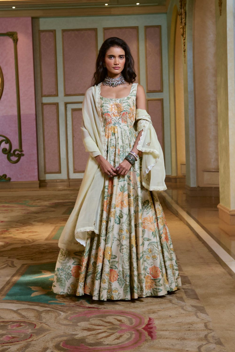 PH-2757 LULU ANARKALI SET by Paulmi & Harsh for women in Singapore