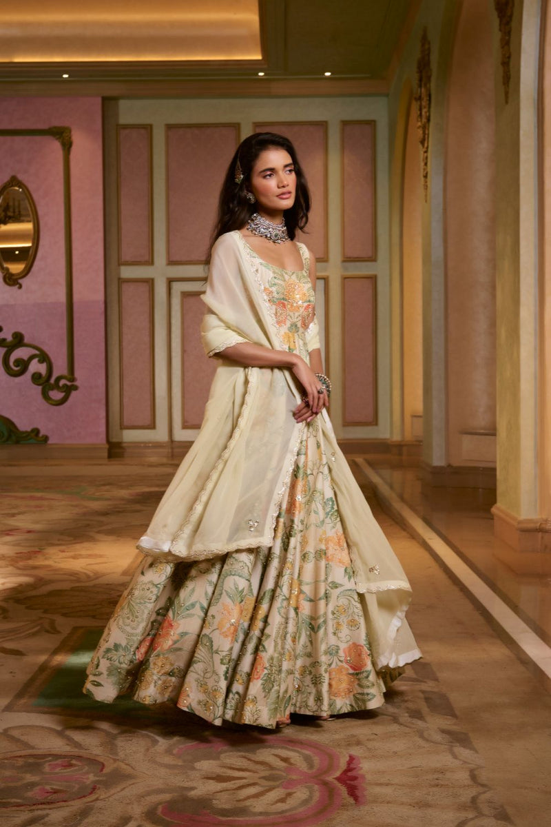 PH-2757 LULU ANARKALI SET by Paulmi & Harsh for women in Singapore