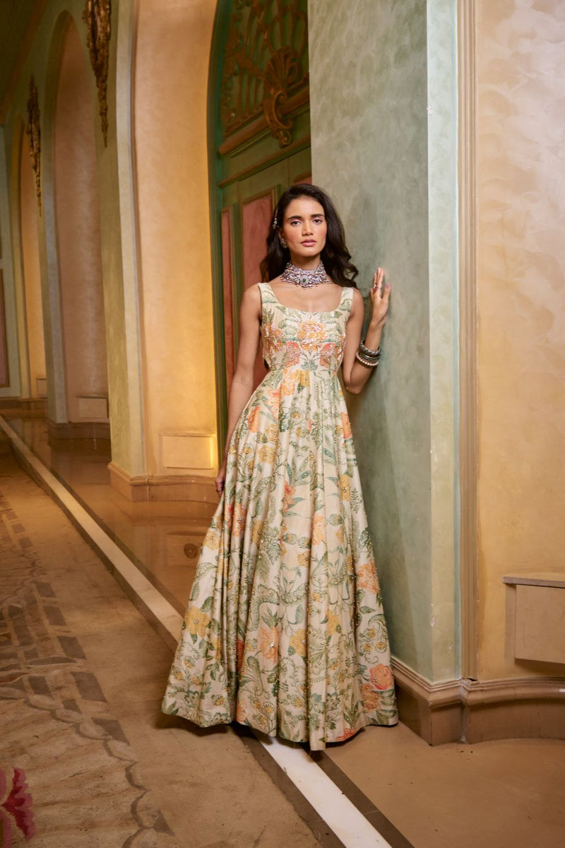 PH-2757 LULU ANARKALI SET by Paulmi & Harsh for women in Singapore