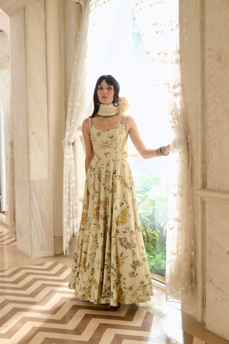 PH-2758 [L] ZELDA ANARKALI by Paulmi & Harsh for women in Singapore