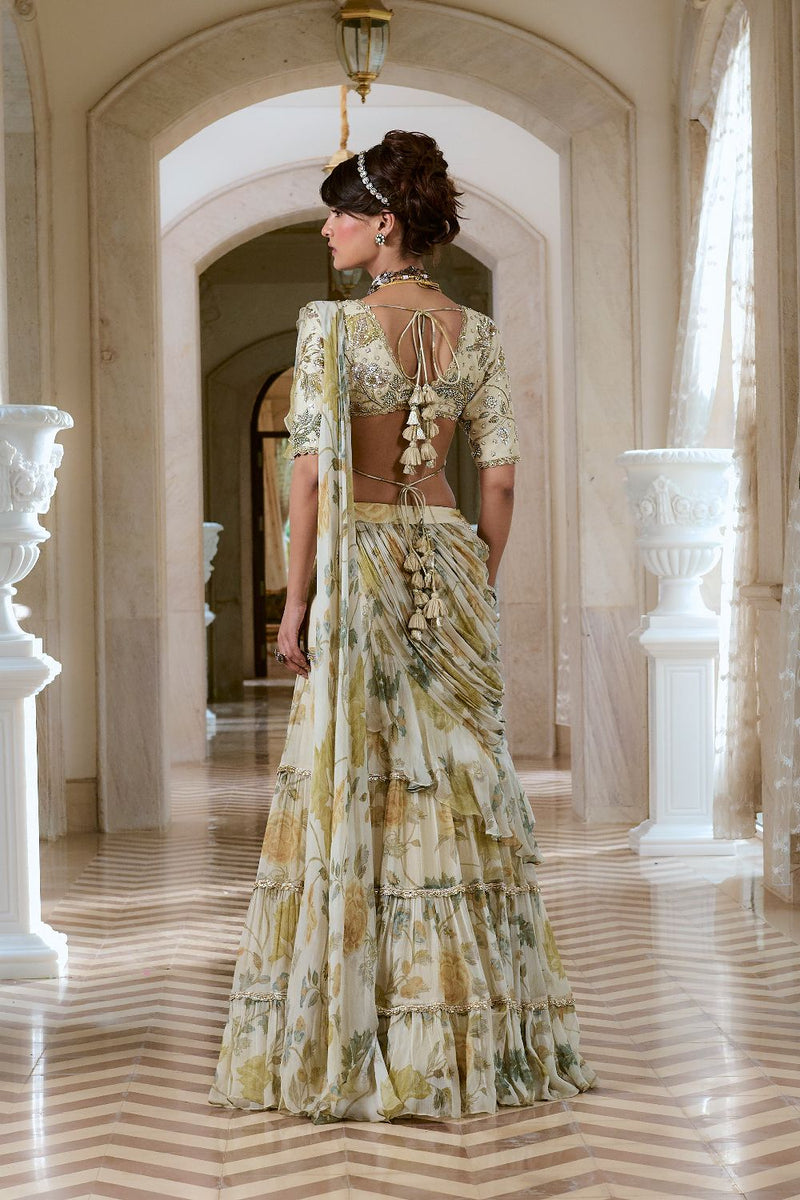 PH-2759 PERLA SAREE SET by Paulmi & Harsh for women in Singapore