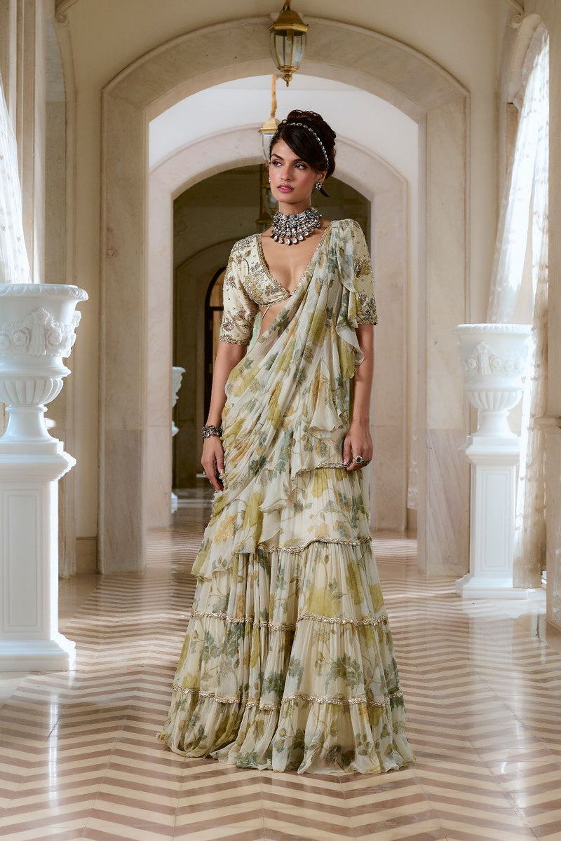 PH-2759 PERLA SAREE SET by Paulmi & Harsh for women in Singapore