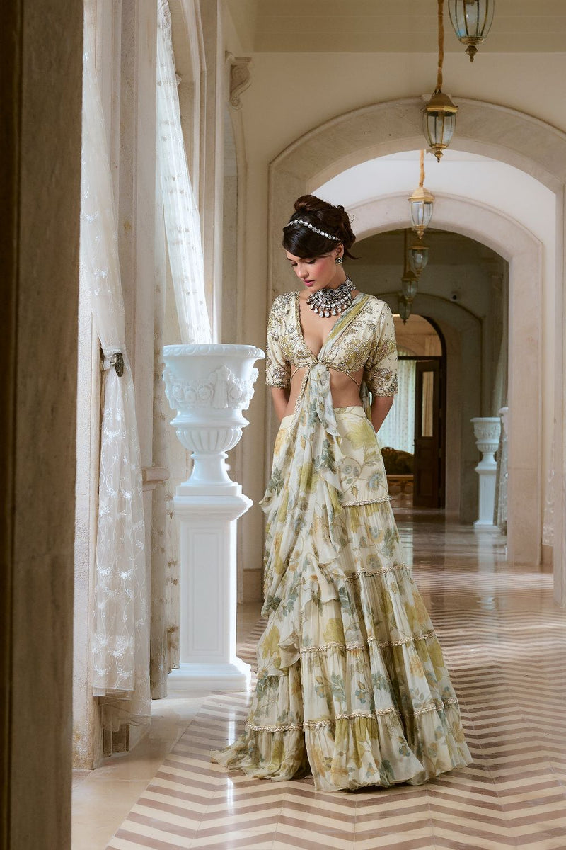 PH-2759 PERLA SAREE SET by Paulmi & Harsh for women in Singapore
