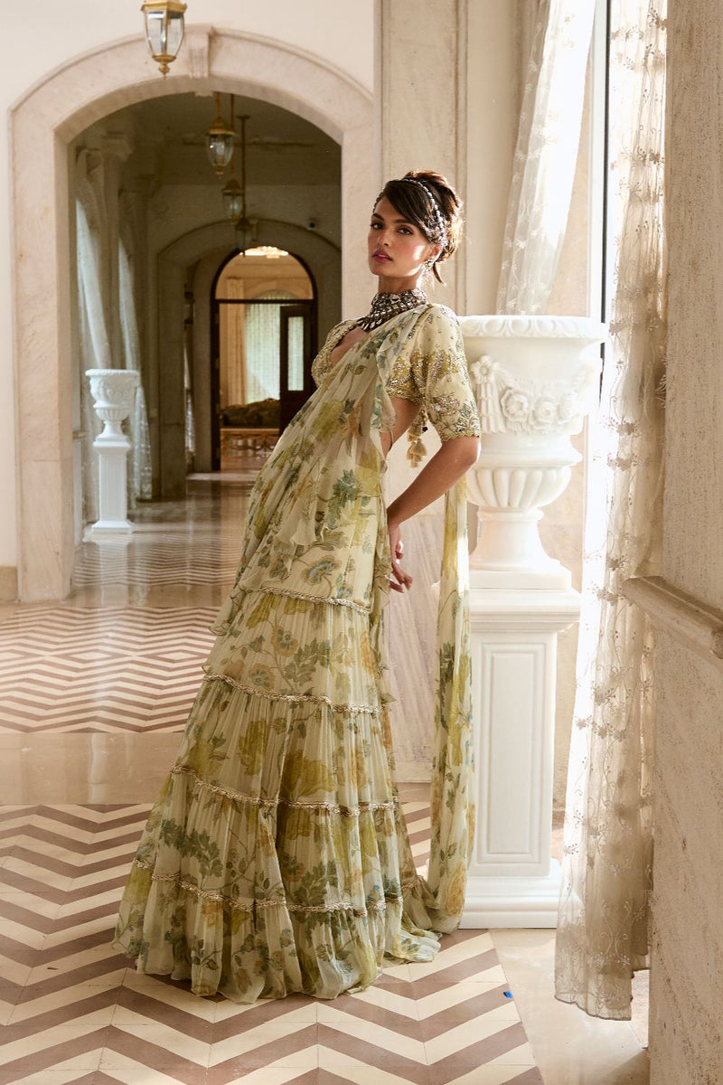PH-2759 PERLA SAREE SET by Paulmi & Harsh for women in Singapore