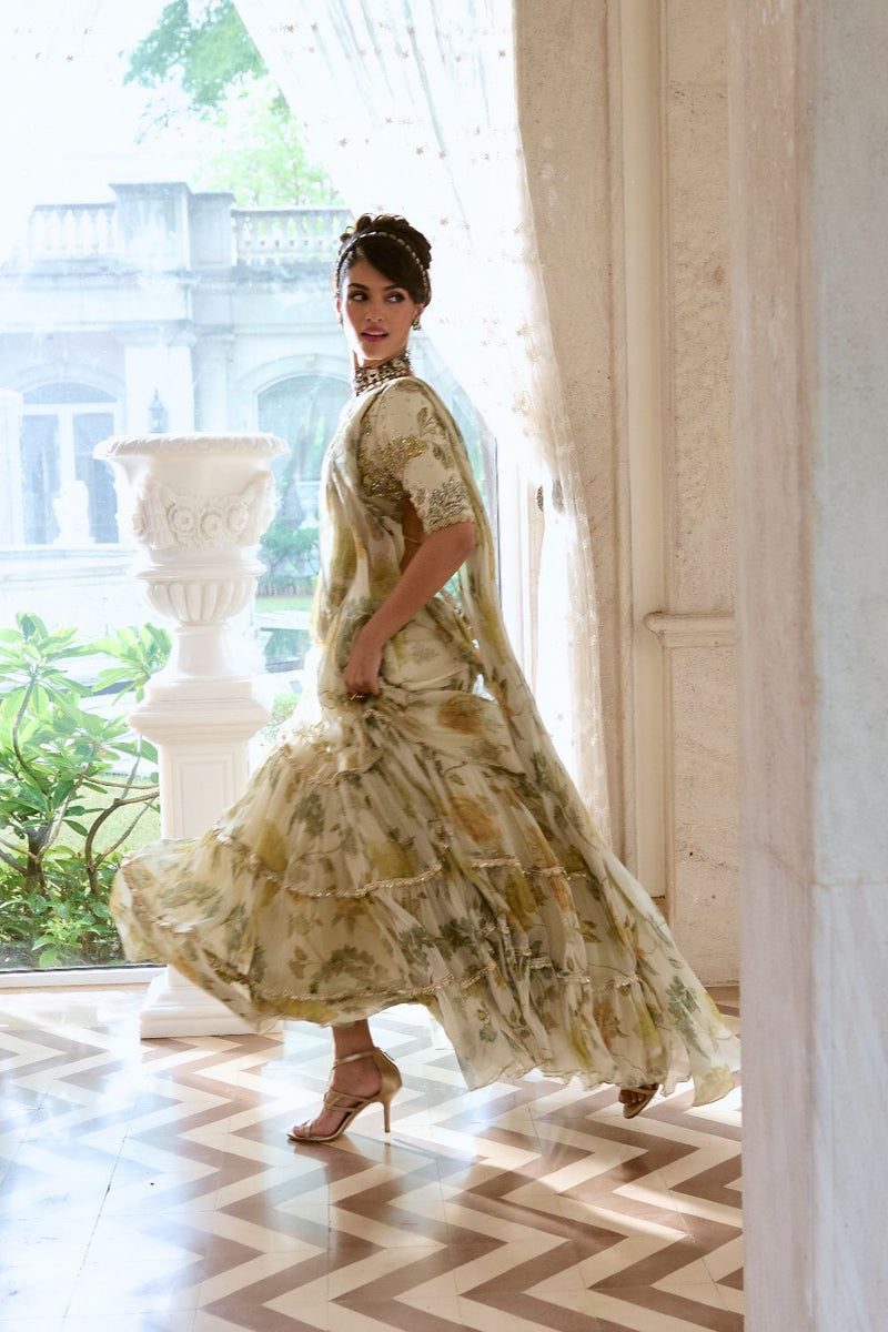 PH-2759 PERLA SAREE SET by Paulmi & Harsh for women in Singapore
