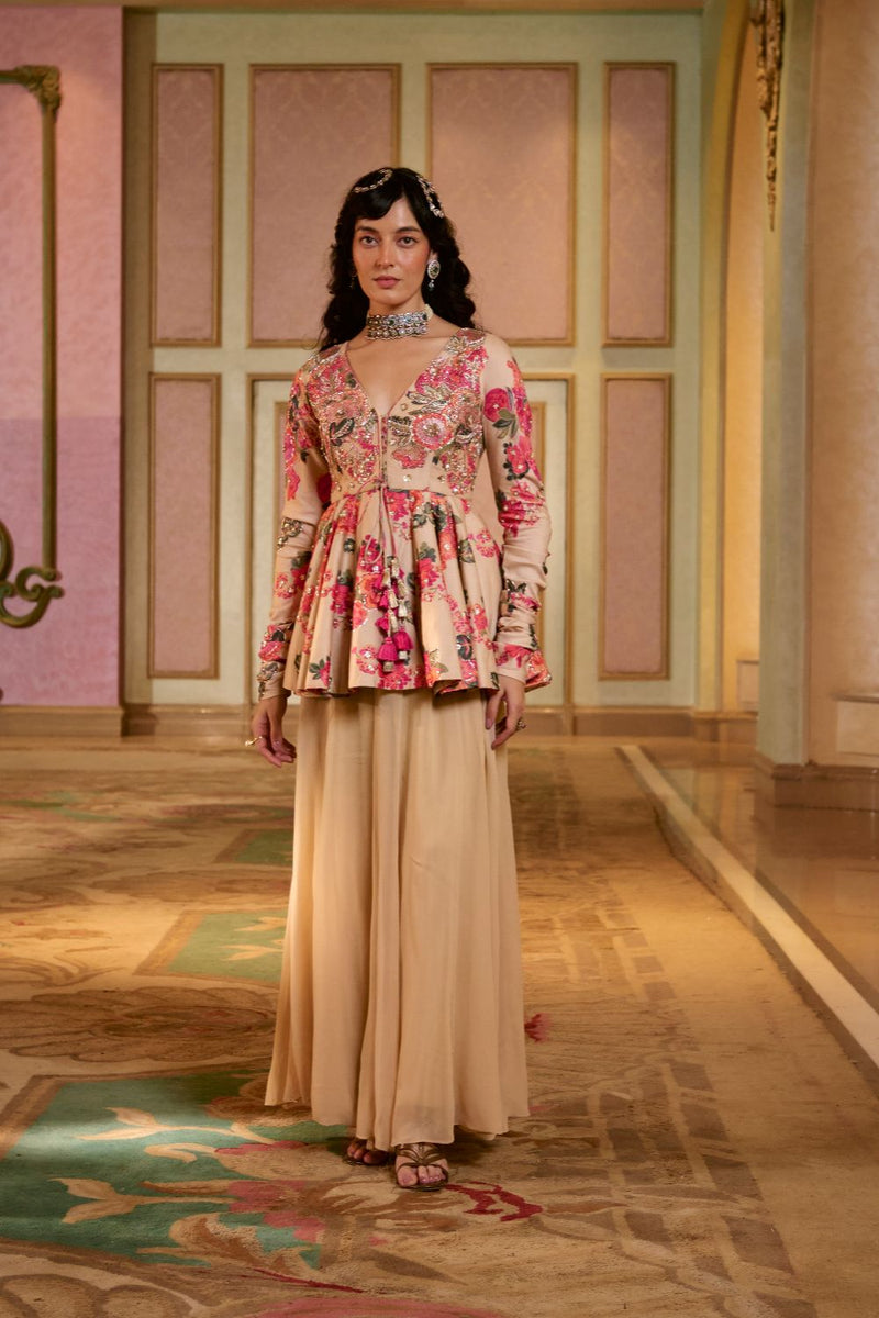 PH-2762 [H] JOSIE PEPLUM SET by Paulmi & Harsh for women in Singapore
