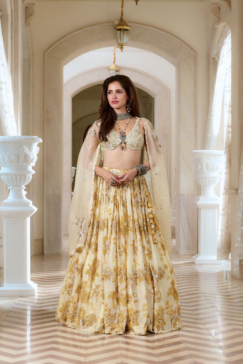 PH-2764 ZAYANA LEHENGA SET by Paulmi & Harsh for women in Singapore