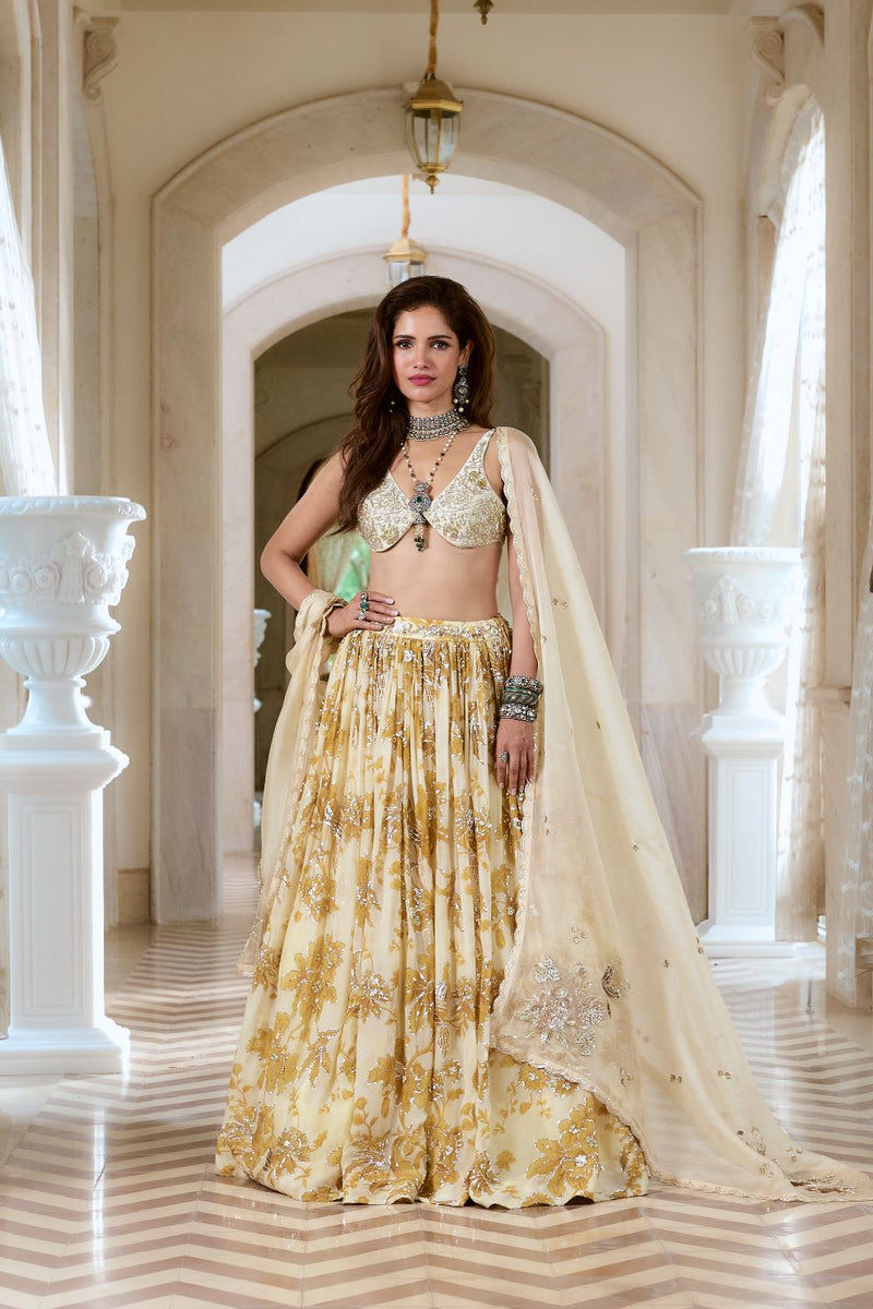 PH-2764 ZAYANA LEHENGA SET by Paulmi & Harsh for women in Singapore