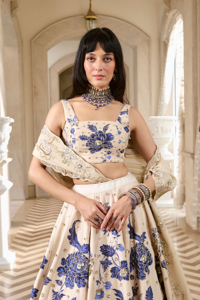 PH-2765 FRANCESCA LEHENGA SET by Paulmi & Harsh for women in Singapore
