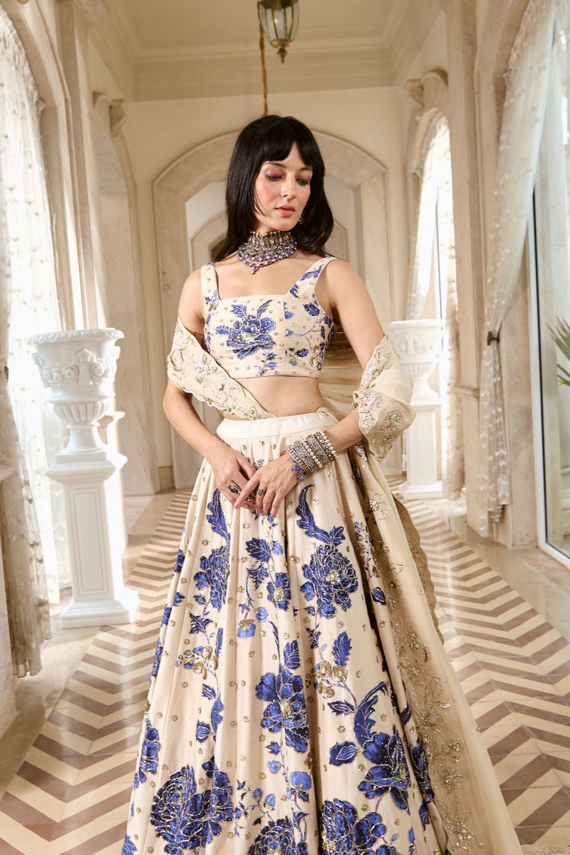 PH-2765 FRANCESCA LEHENGA SET by Paulmi & Harsh for women in Singapore