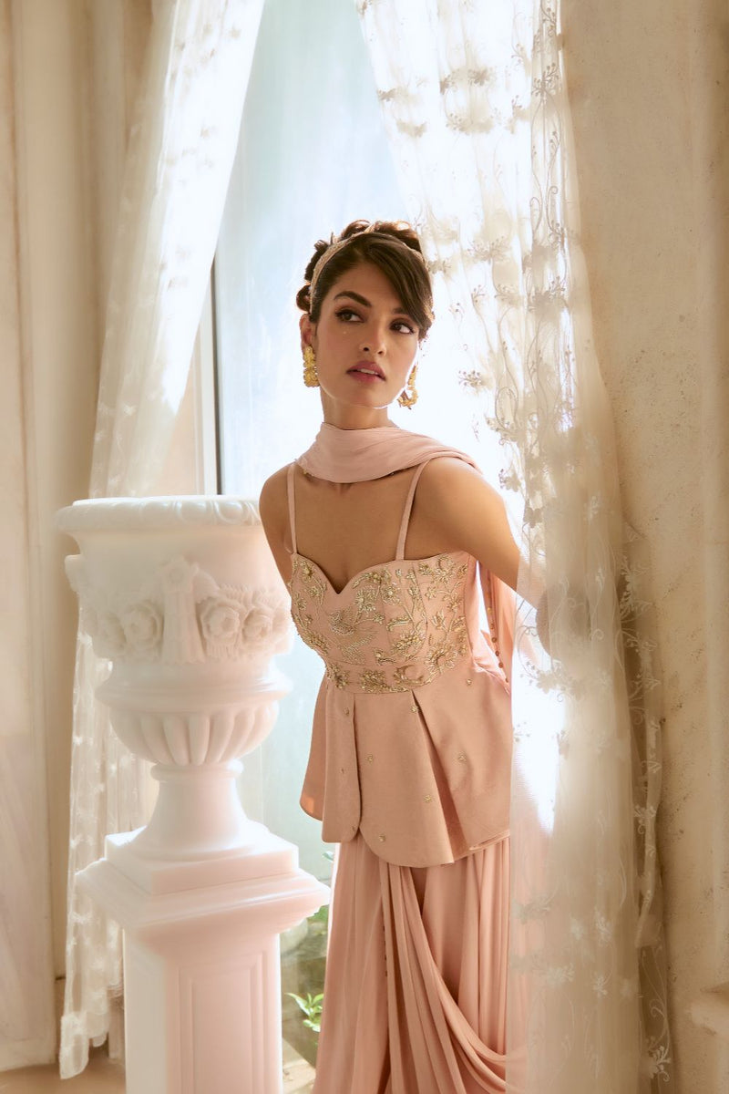 PH-2767 PAOLA SAREE SET by Paulmi & Harsh for women in Singapore