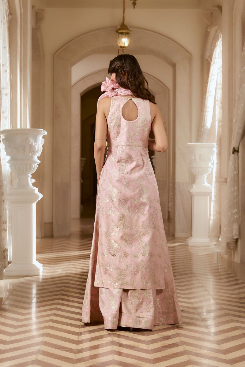 PH-2768 CHIARA KURTA SET – PINK by Paulmi & Harsh for women in Singapore