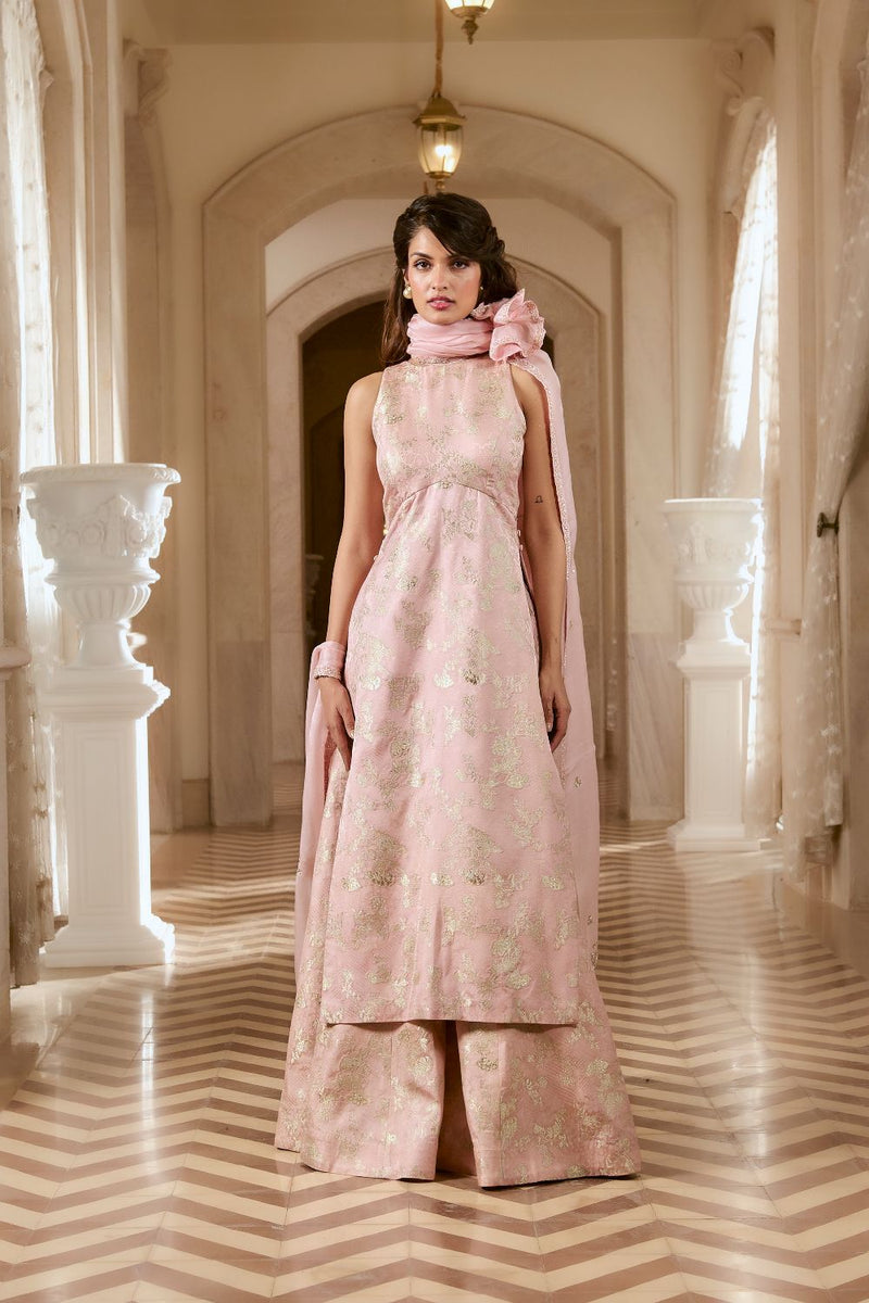 PH-2768 CHIARA KURTA SET – PINK by Paulmi & Harsh for women in Singapore