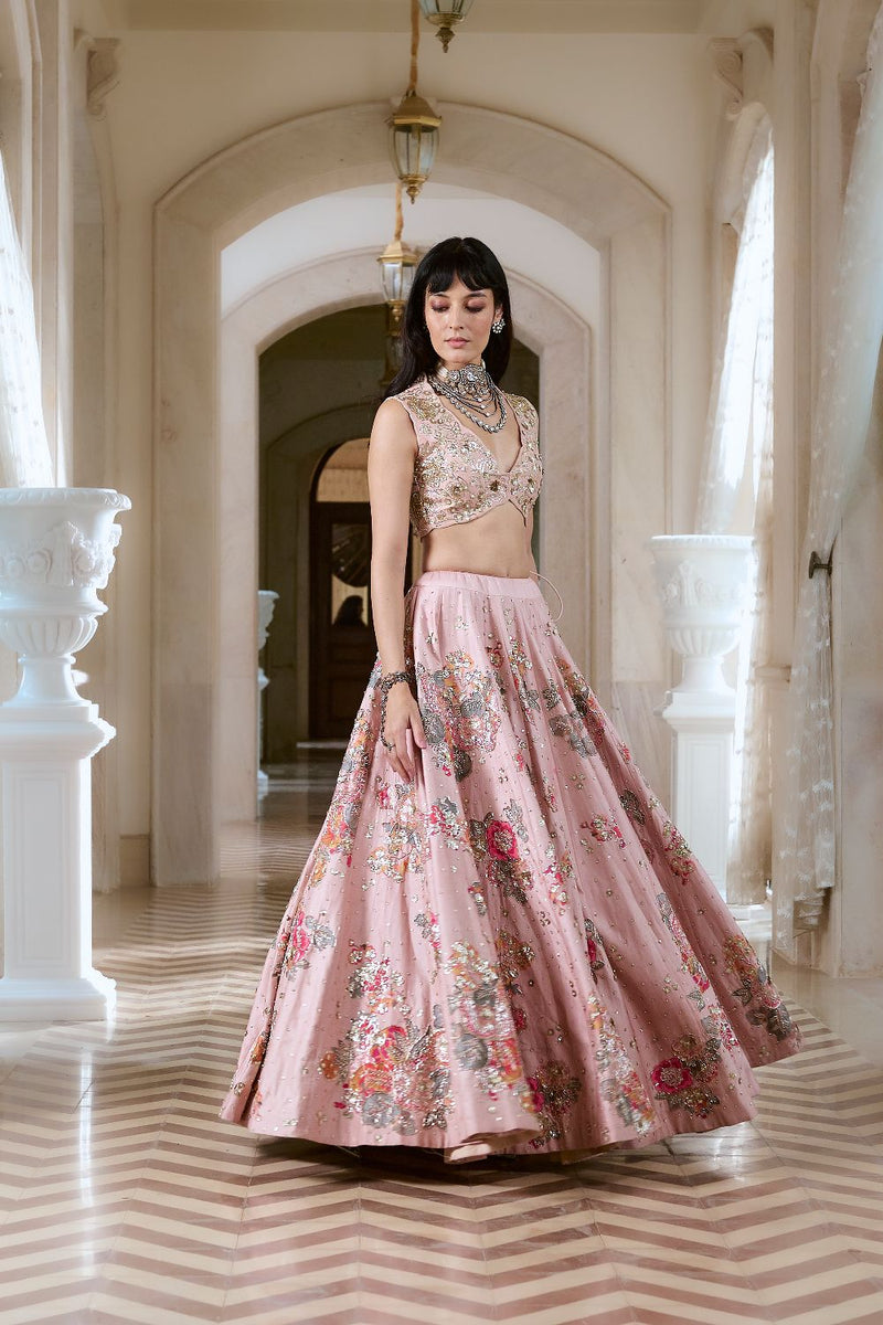 PH-2770 VINCENZA LEHENGA SET by Paulmi & Harsh for women in Singapore