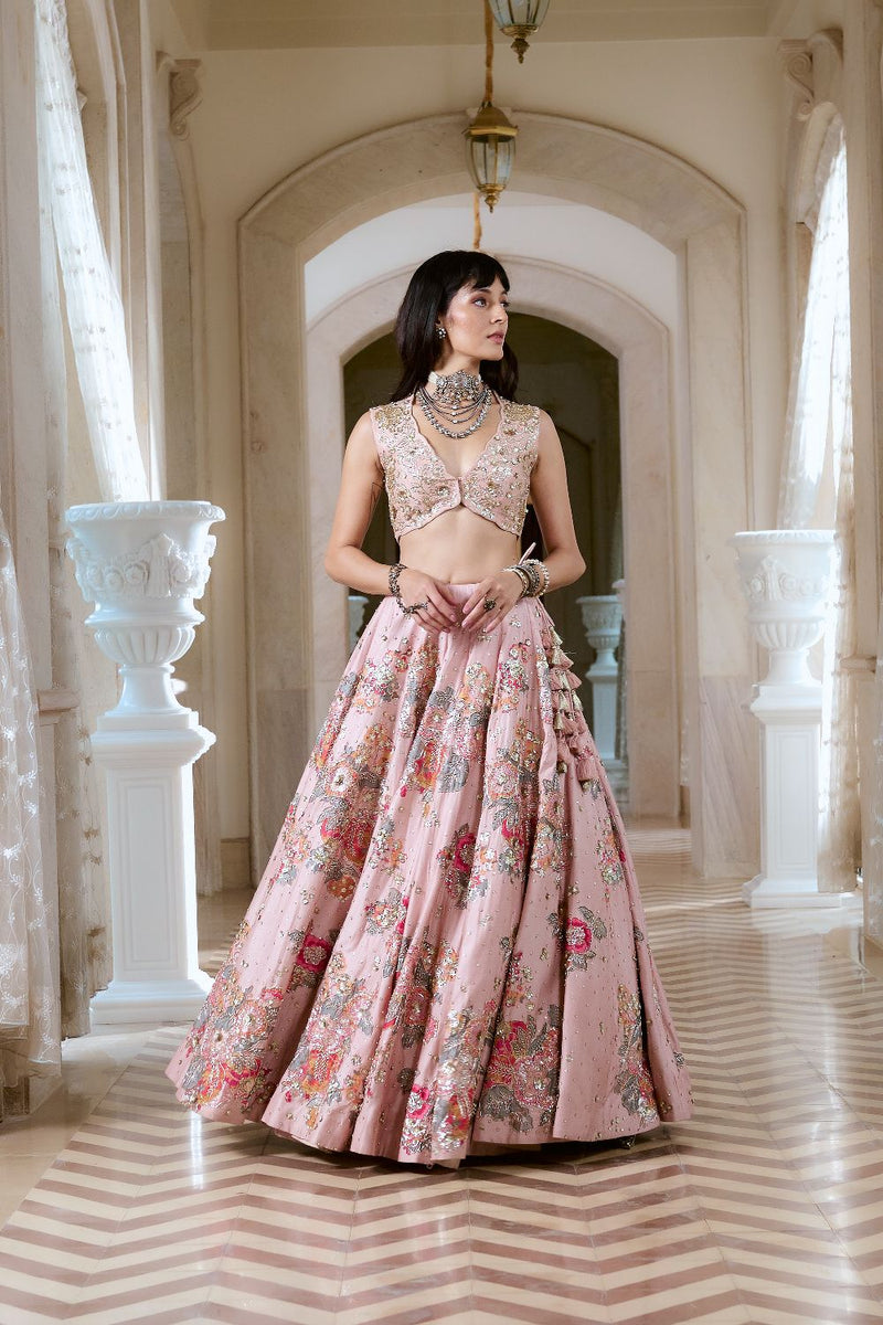 PH-2770 VINCENZA LEHENGA SET by Paulmi & Harsh for women in Singapore