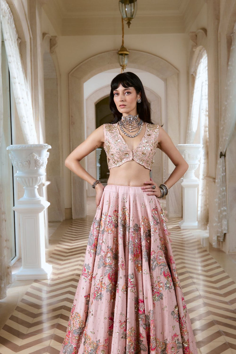 PH-2770 VINCENZA LEHENGA SET by Paulmi & Harsh for women in Singapore