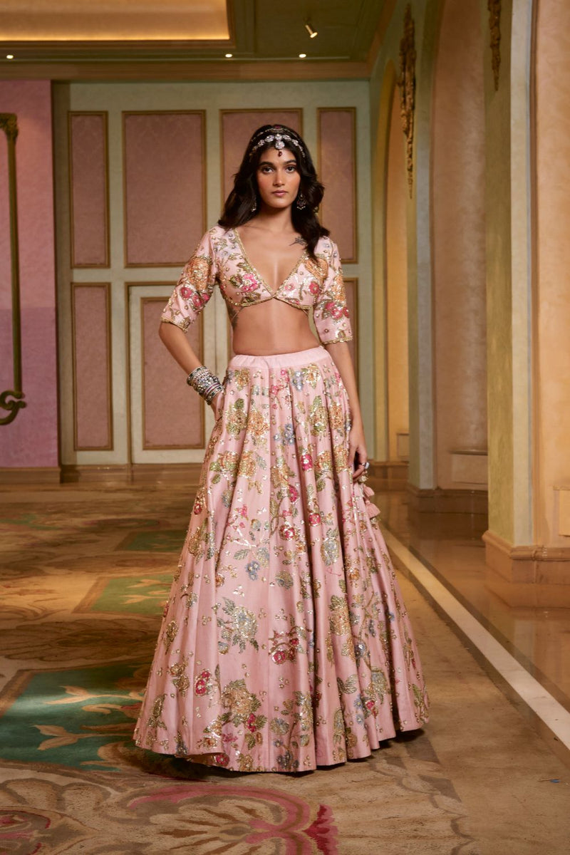 PH-2772 LORENZA LEHENGA SET by Paulmi & Harsh for women in Singapore