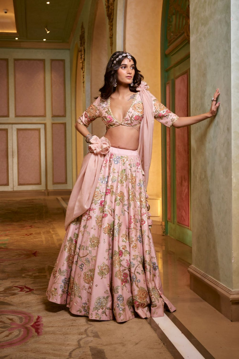 PH-2772 LORENZA LEHENGA SET by Paulmi & Harsh for women in Singapore