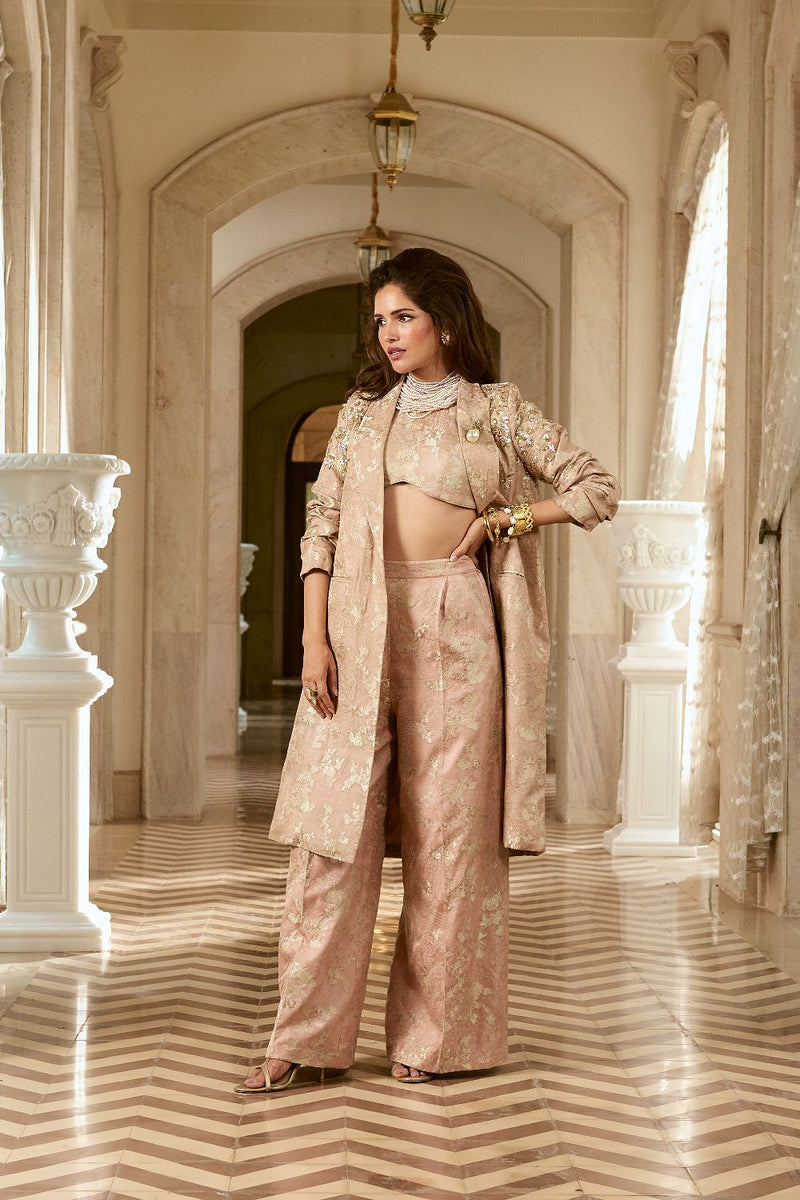 PH-2774 MINORI BLAZER SET by Paulmi & Harsh for women in Singapore