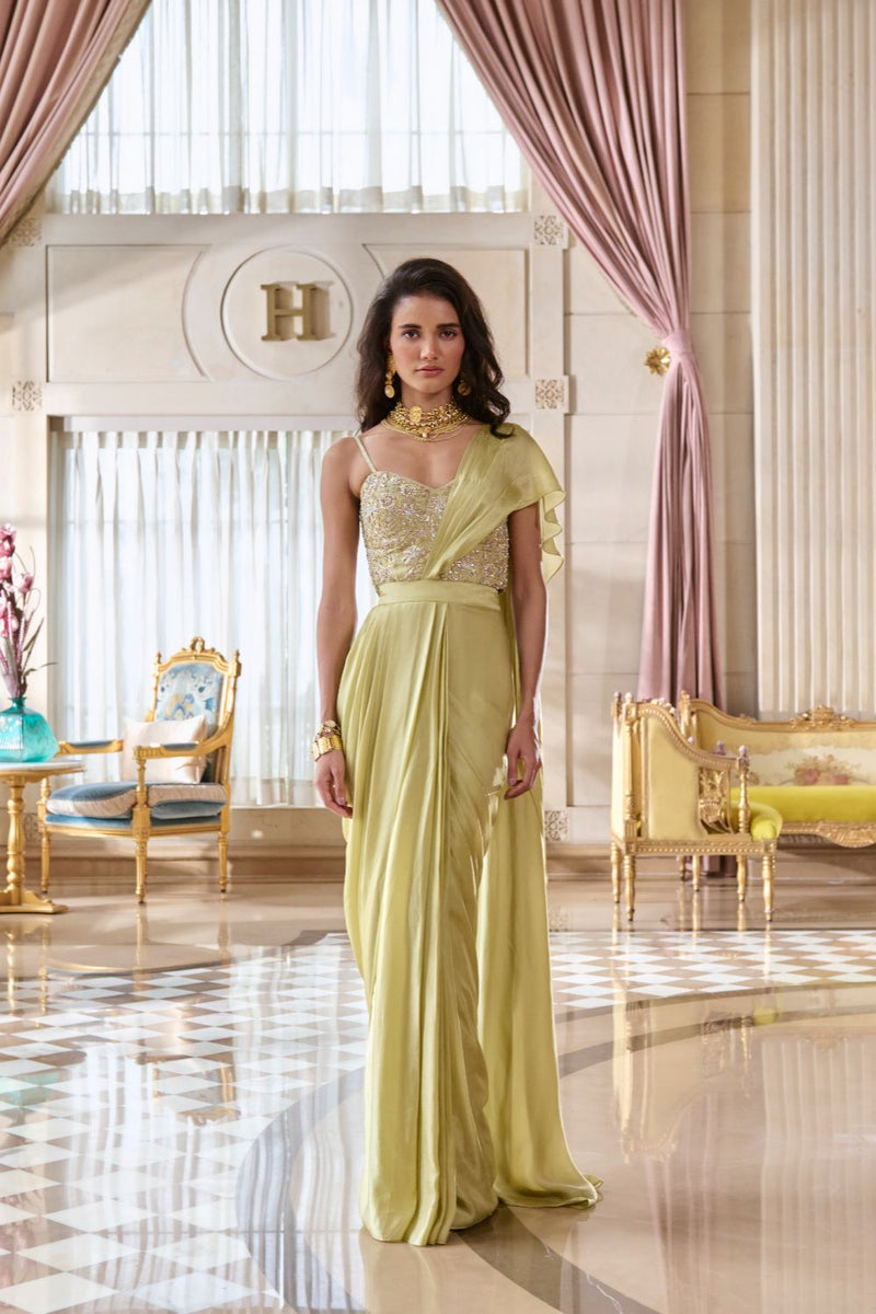 PH-2783 BLYTHE SAREE SET by Paulmi & Harsh for women in Singapore